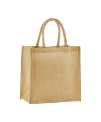 Westford Mill Natural Starched Jute Mini Gift Bag - Natural