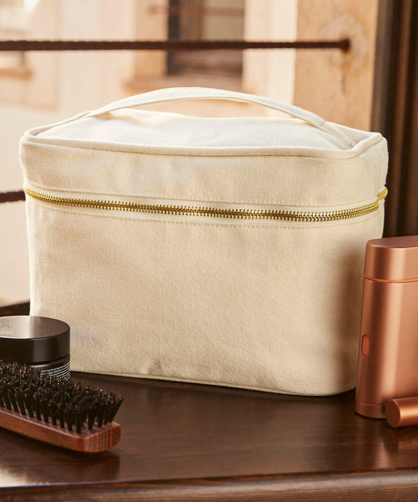 Westford Mill Canvas Vanity Case - Natural