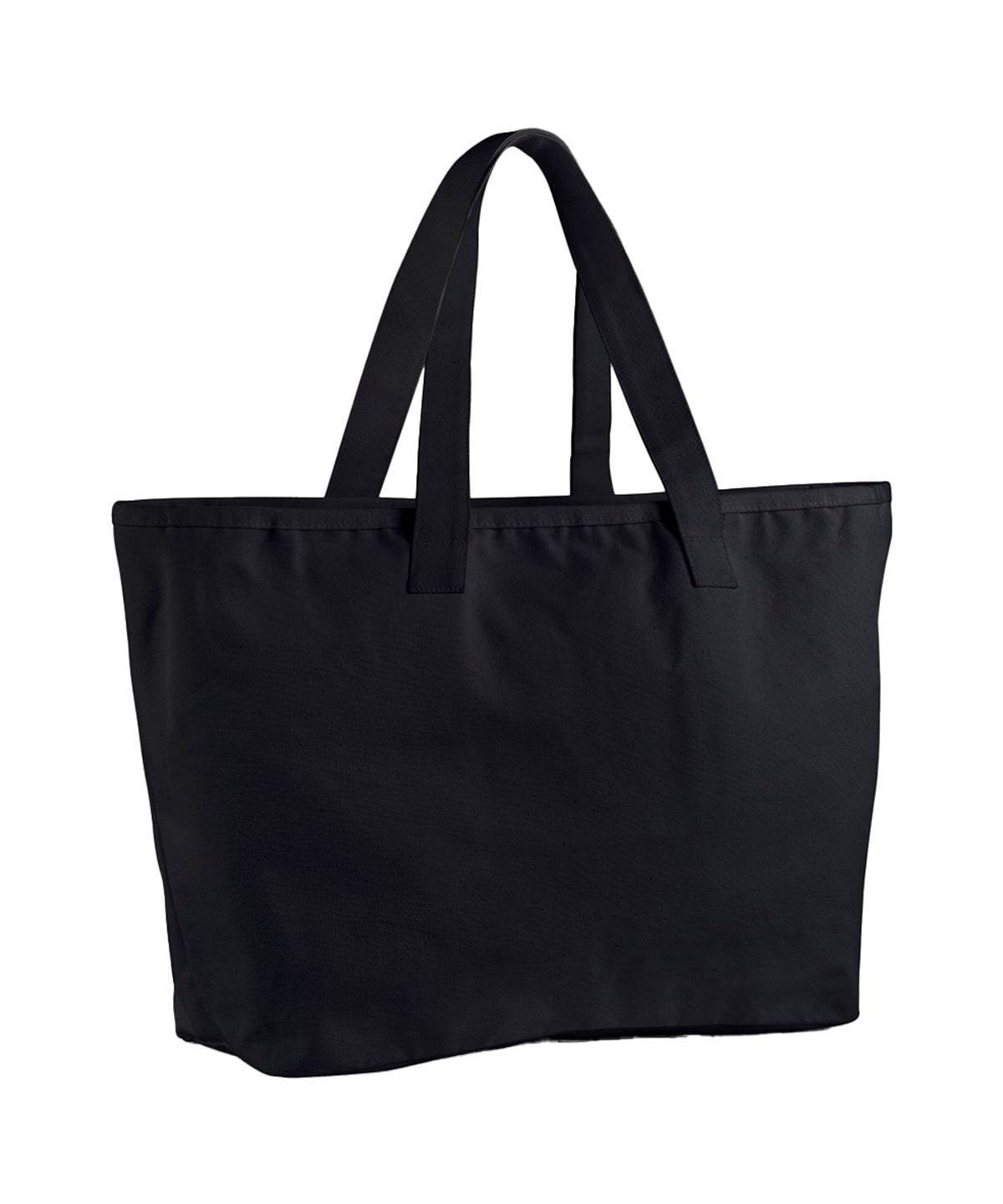 Westford Mill Oversized Heavy Duty Canvas Tote Bag - Black