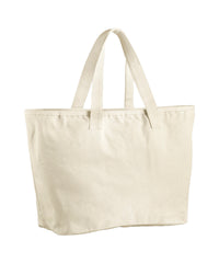 Westford Mill Oversized Heavy Duty Canvas Tote Bag - Natural