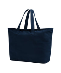 Westford Mill Oversized Heavy Duty Canvas Tote Bag - Navy