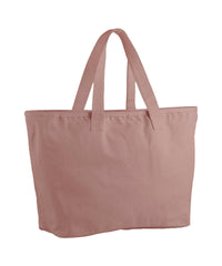Westford Mill Oversized Heavy Duty Canvas Tote Bag - Rose