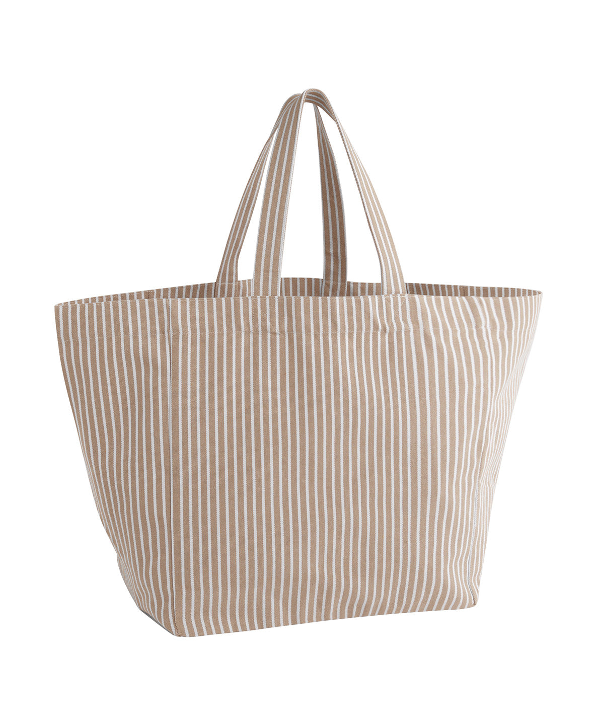 Westford Mill Oversized Beach Bag - Biscuit Stripe