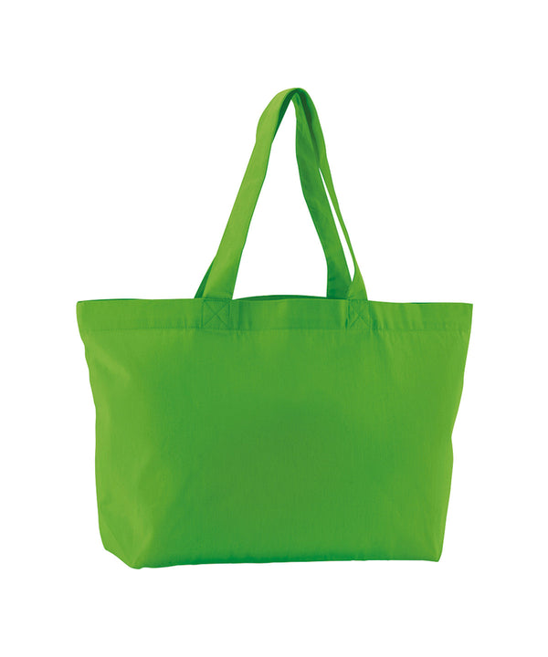 Westford Mill EarthAware® Organic Twill Shopper - Apple Green