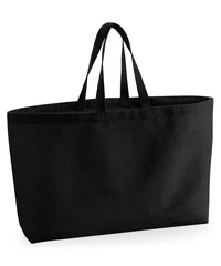 Westford Mill Oversized Canvas Tote Bag - Black