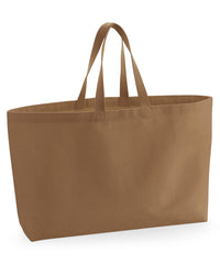 Westford Mill Oversized Canvas Tote Bag - Caramel