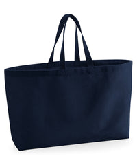 Westford Mill Oversized Canvas Tote Bag - French Navy