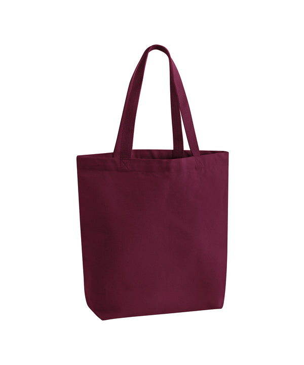 Westford Mill Heavyweight Canvas Tote Bag - Burgundy