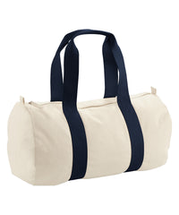 Westford Mill EarthAware® Organic Barrel Bag - Natural/French Navy