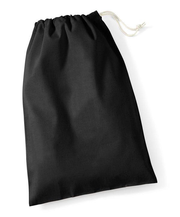 Westford Mill Recycled Cotton Stuff Bag - Black