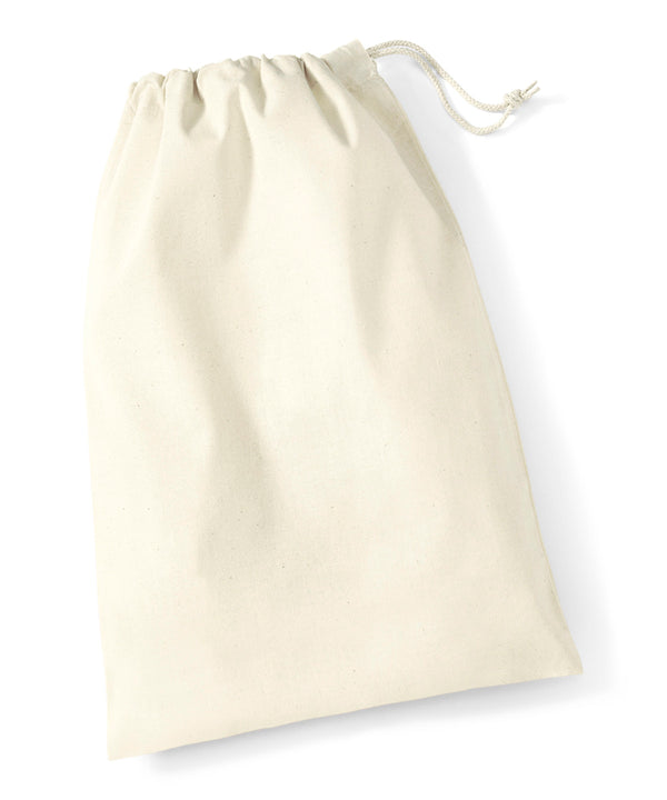 Westford Mill Recycled Cotton Stuff Bag - Natural