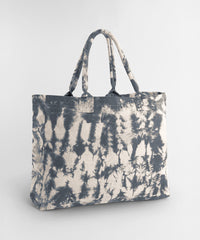 Westford Mill Tie-dye Canvas Tote Bag - Natural Black Tie-Dye