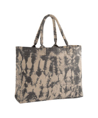 Westford Mill Tie-dye Canvas Tote Bag - Sand Black Tie-Dye