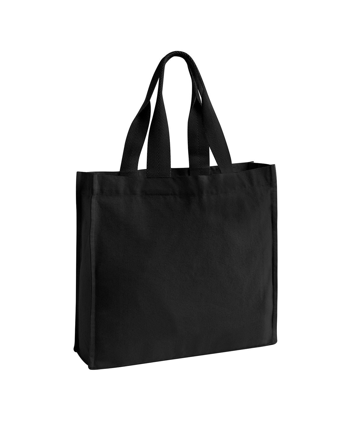Westford Mill Chevron Handle Shopper - Black