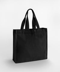 Westford Mill Chevron Handle Shopper - Black