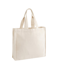 Westford Mill Chevron Handle Shopper - Natural
