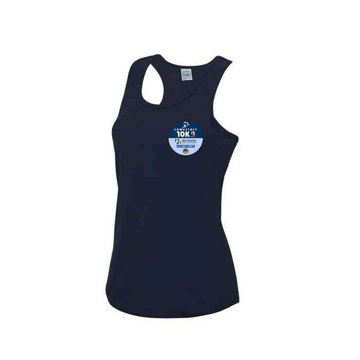 Women's French Navy Running Vest