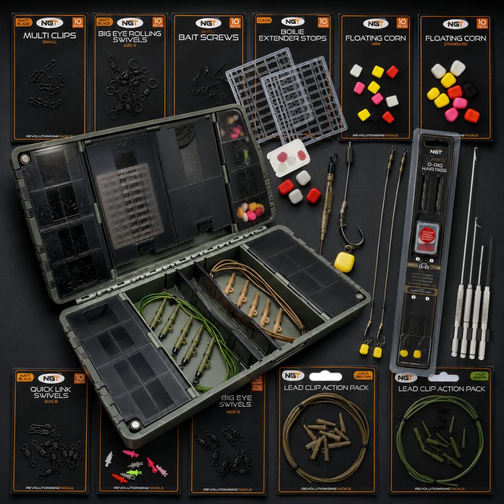 NGT XT Loaded Tackle Box System Set