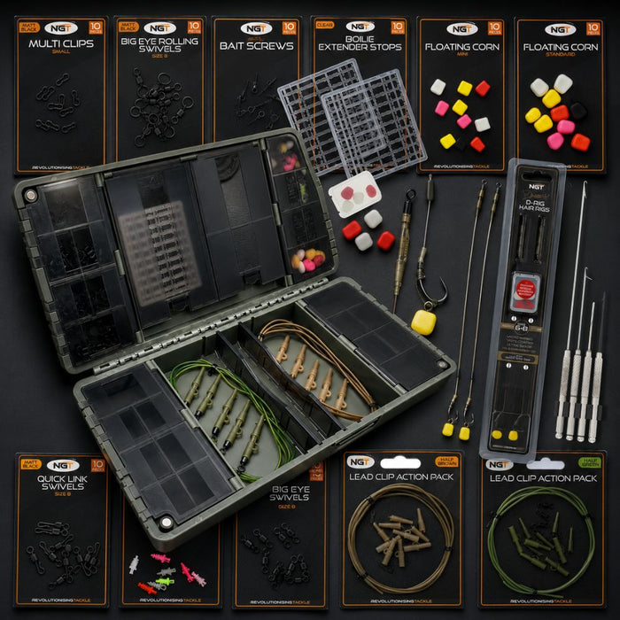 NGT XT Loaded Tackle Box System Set