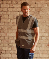 Yoko Top Cool Open Mesh 2-band-and-braces Waistcoat - Grey