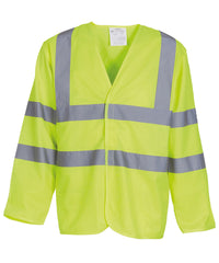 Yoko Hi-vis Long Sleeve Waistcoat - Orange