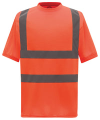 Yoko Hi-vis Short Sleeve T-shirt - Black