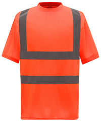 Yoko Hi-vis Short Sleeve T-shirt - Orange