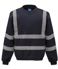 Yoko Hi-vis Sweatshirt - Navy