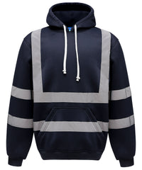 Yoko Hi-vis Pull-over Hoodie - Navy