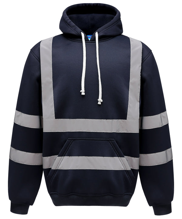 Yoko Hi-vis Pull-over Hoodie - Navy