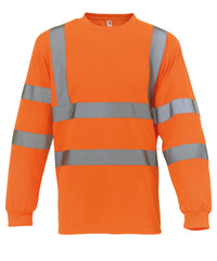 Yoko Hi-vis Long Sleeve T-shirt - Orange