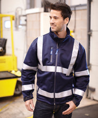 Yoko Hi-vis Softshell Jacket - Black