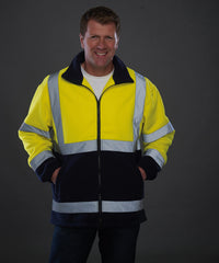 Yoko Hi-vis Heavyweight Fleece Jacket - Orange