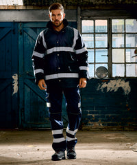 Yoko Hi-vis Security Jacket - Black