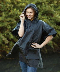 Yoko Promo Poncho - Black