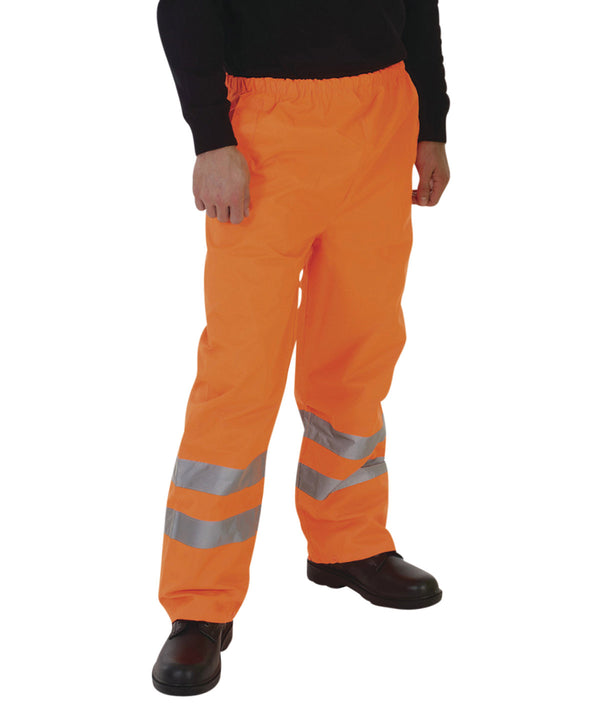 Yoko Hi-vis Waterproof Overtrousers - Orange