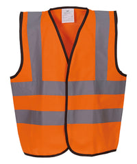 Yoko Kids Hi-vis 2 B&b Waistcoat - Orange
