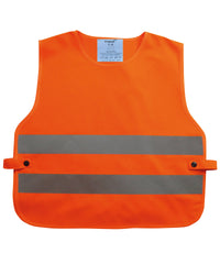 Yoko Kids Hi-vis 2-band Tabard - Orange