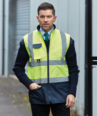 Yoko Hi-vis Padded Bodywarmer - Orange