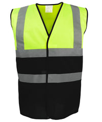 Yoko Hi-vis Two-tone Waistcoat - Hi-vis Yellow/Black