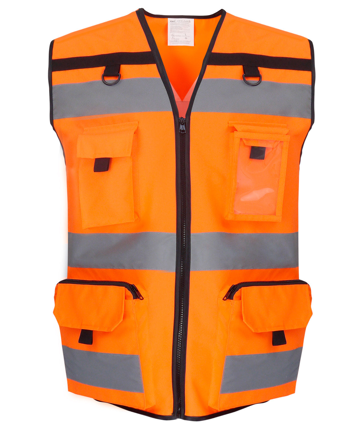 Yoko Hi-vis Ripstop Tool Vest - Hi-vis Orange