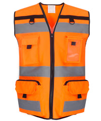 Yoko Hi-vis Ripstop Tool Vest - Hi-vis Orange