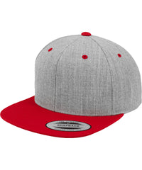 Flexfit The Classic Snapback 2-tone - Heather/Red