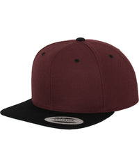 Flexfit The Classic Snapback 2-tone - Maroon/Black