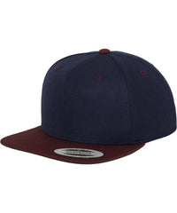 Flexfit The Classic Snapback 2-tone - Navy/Maroon