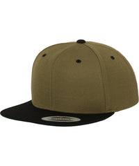 Flexfit The Classic Snapback 2-tone - Olive/Black