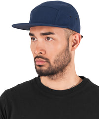 Flexfit Classic 5-panel Jockey Cap - Black