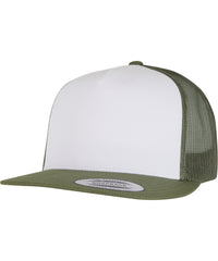 Flexfit Classic Trucker - Olive/White/Loden