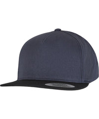Flexfit Classic 5-panel Snapback - Navy/Black