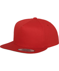 Flexfit Classic 5-panel Snapback - Red